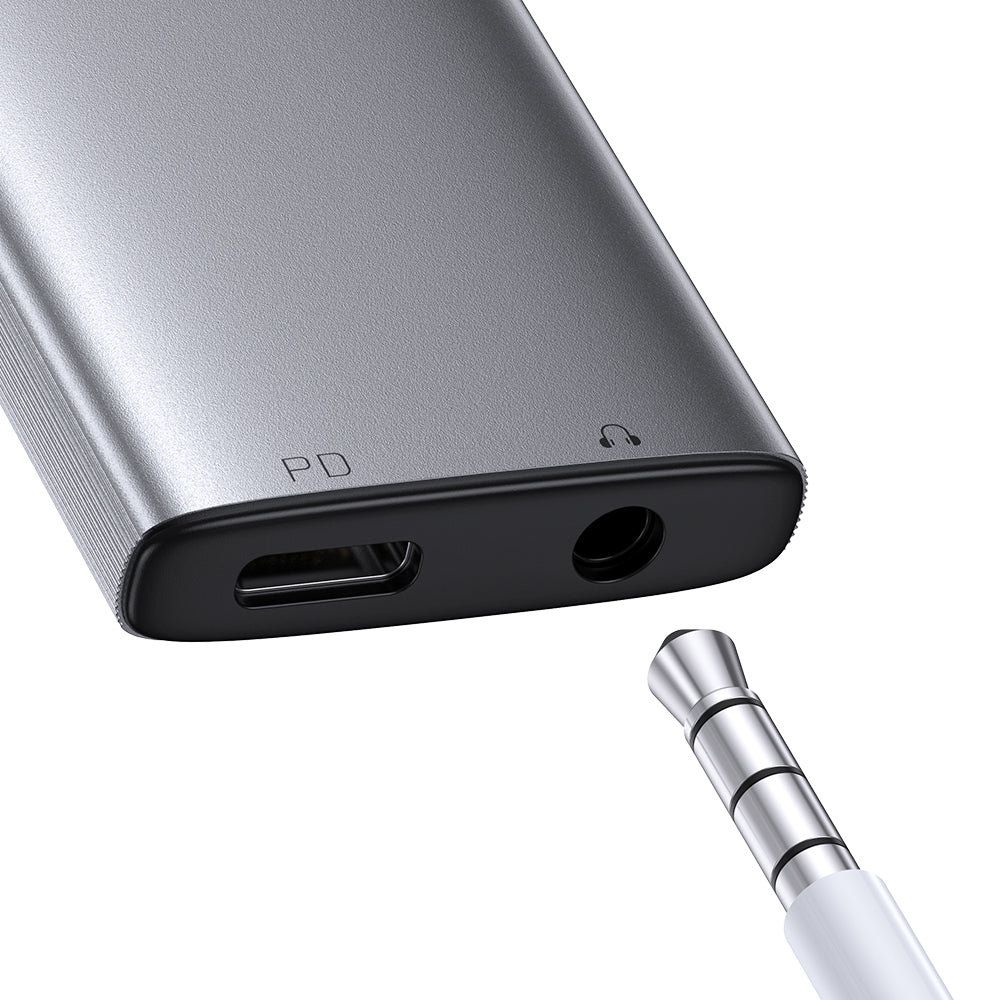 Mcdodo 2 in 1 USB-C to USB-C+DC3.5mm Audio Adapter